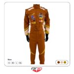 لباس اتومبیل رانی قهوه ای