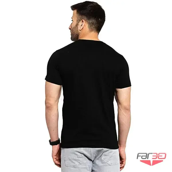 تی شرت آستین کوتاه مردانه مدل نخ پنبه ای ساده کد BZ1 - تصویر 4