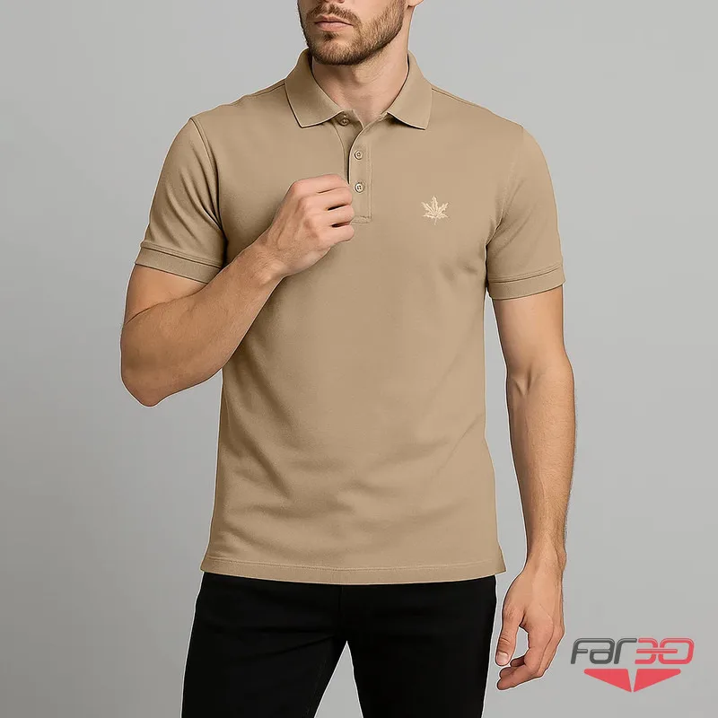 پولوشرت آستین کوتاه مردانه تریکو پاییزان مدل PB300 - تصویر 2