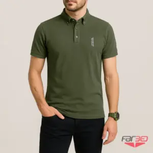 پولوشرت آستین کوتاه مردانه تکنیک+07 مدل TS-159-ZE