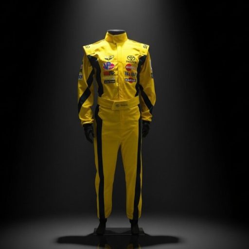 لباس اتومبیل رانی زرد